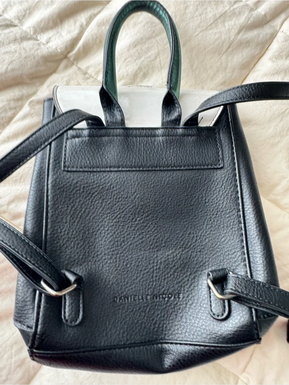 Harry Potter Danielle Nicole Slytherin Mini Backpack Crossbody Convertible Bag